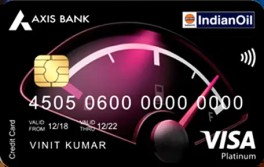 Axis IndianOil Card